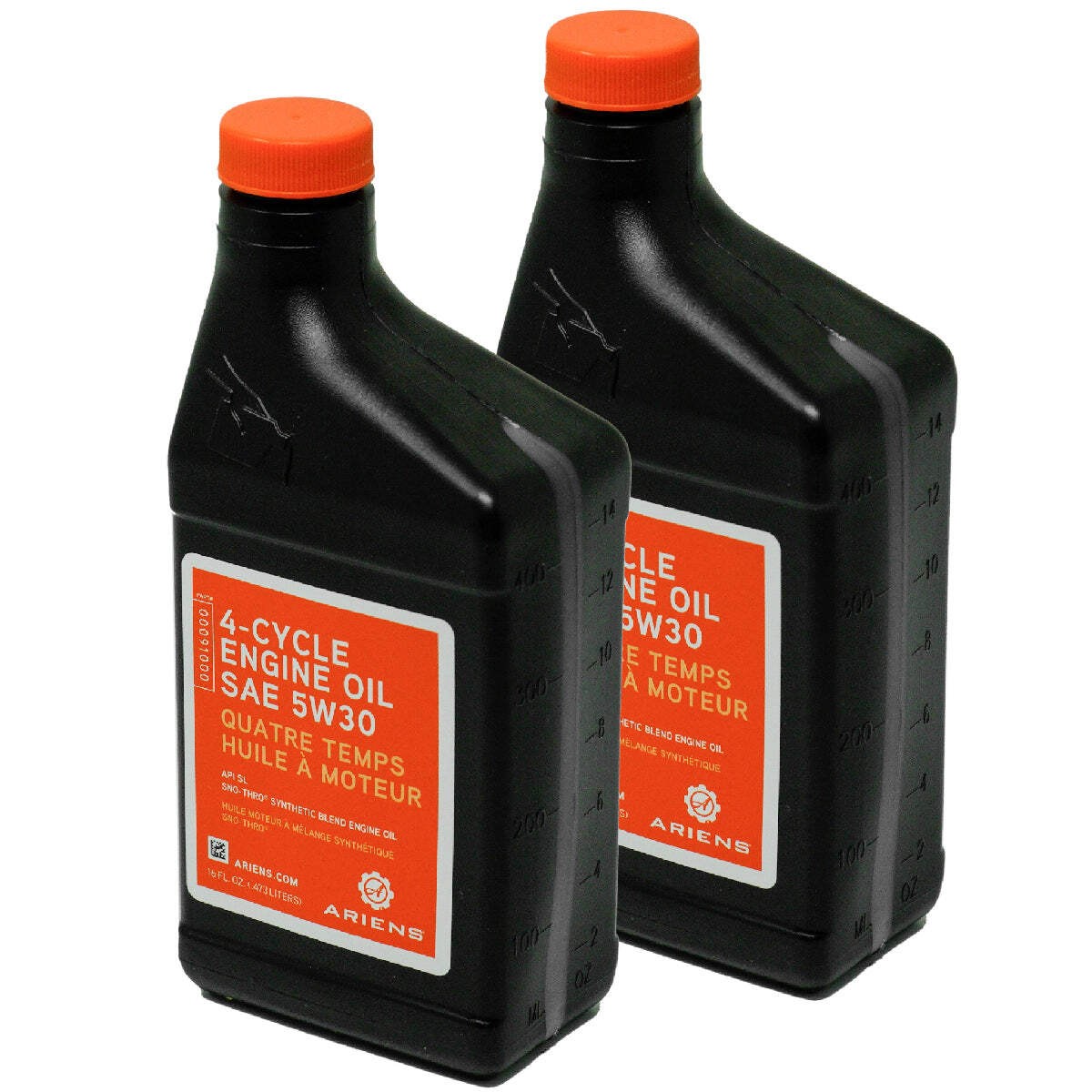 2PK Genuine OEM Ariens 00091000 Bottle 5W-30 Oil 16 oz.
