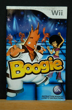 BOOGIE  MANUAL ONLY NO GAME  NINTENDO WII 