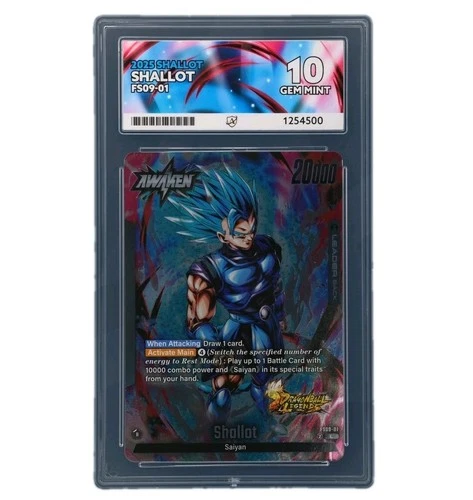 Dragon Ball Super Fusion World Shallot Leader FS09-01 ACE 10 Gem Mint POP 3