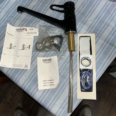 Grohe 33864 Europlus Black,kitchen Faucet No Sprayer  Real Deal Made In Germany