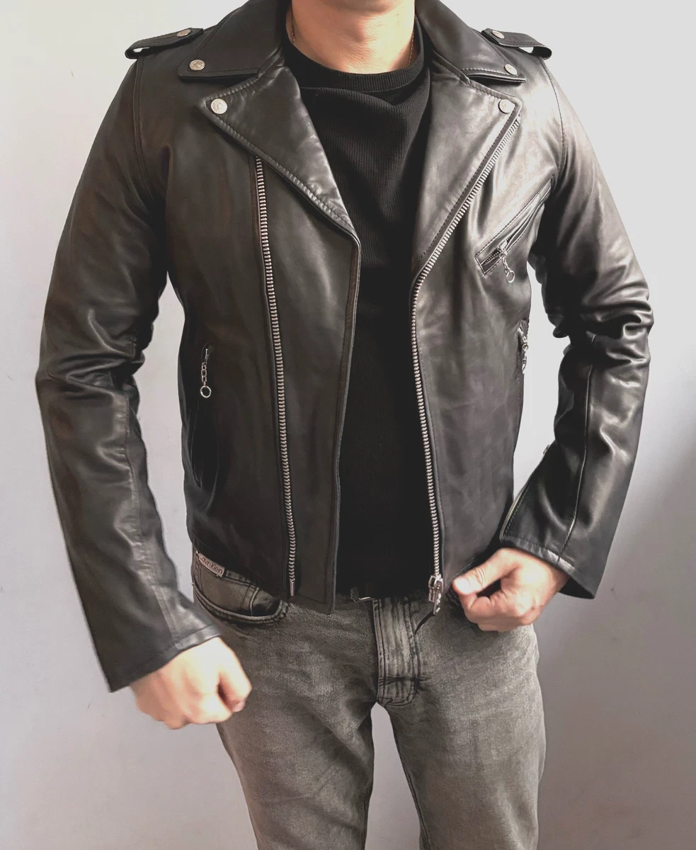 Schott Iconic Chaqueta Motociclista Cuero Negro