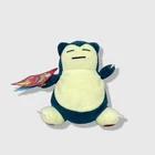 Hasbro Pokemon Plush Snorlax Unisex 6" Blue Cream Vintage 1998 Toy 58052