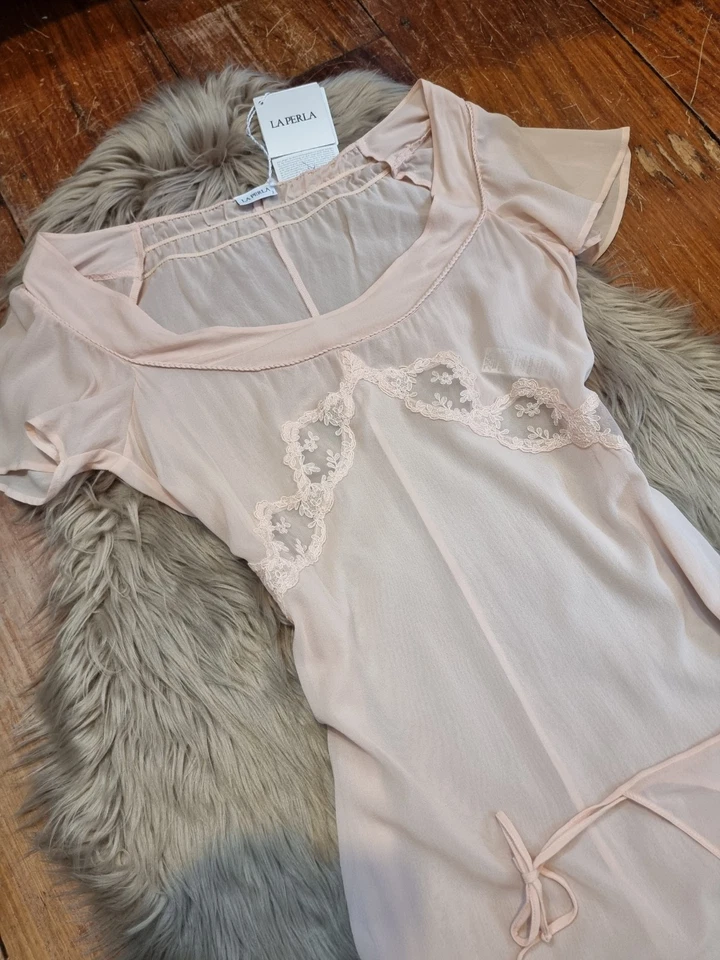 La Perla Donna Angelica 真丝睡衣套装 尺寸 2 全新带标签 — 第 2/4 张图片