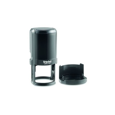 4645 PRINTY 4.0 ECO-schwarz mit Verschlußkappe 45mm rund + Kissen NEU