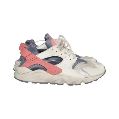 Nike, Trainingsschuhe, Größe: 42 1/2, model: air huarache, Weiß/Blau/Pink #tD7 - Bild 1 von 4