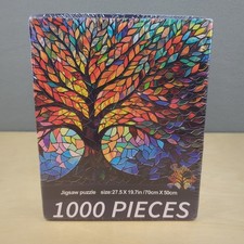 NEW Stained Glass Puzzle Tree of Life Puzzles for Adults 1000 Pieces