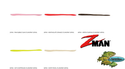 Z-Man Floating WormZ (FLOWORM7) Soft Plastic 7 Inch Worm Any 5 Colors