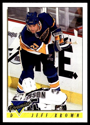 1993 O-Pee-Chee Premier Jeff Brown #363 card