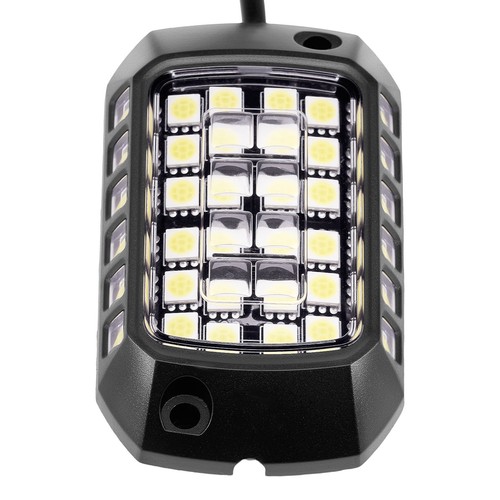 Universal Rock Lights Kit 12 Pods For Truck ATV UTV SUV Jeep White LED 6000K - Bild 10 von 20