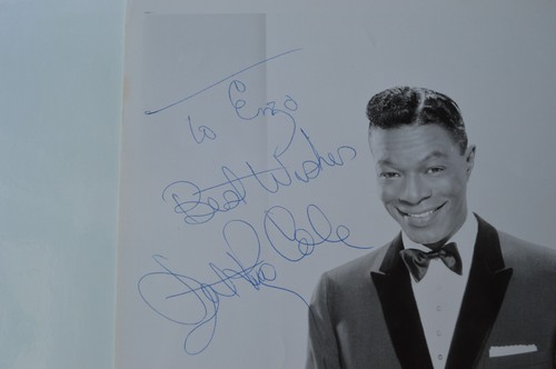 Nat King Cole Autographed Original 8x10 Photo PSA Authenticated - Imagen 2 de 4