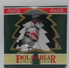 1995 Coca Cola Polar Bear Collection  "SKATING POLAR BEAR"  NIB  Ships FREE