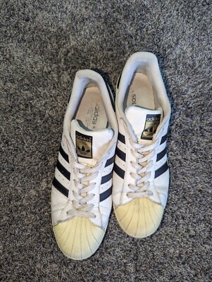 Adidas Original Men's 12 Superstar Hard Shell Toe White Black