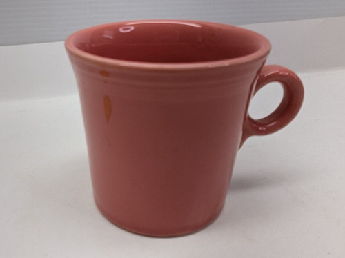 Fiestaware Pink Rose Fiesta O-ring Handled Coffee Mug Homer Laughlin HLC