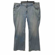 Old Navy Flare Jean High Rise Woman's 24 Blue Stretch Denim 44x30