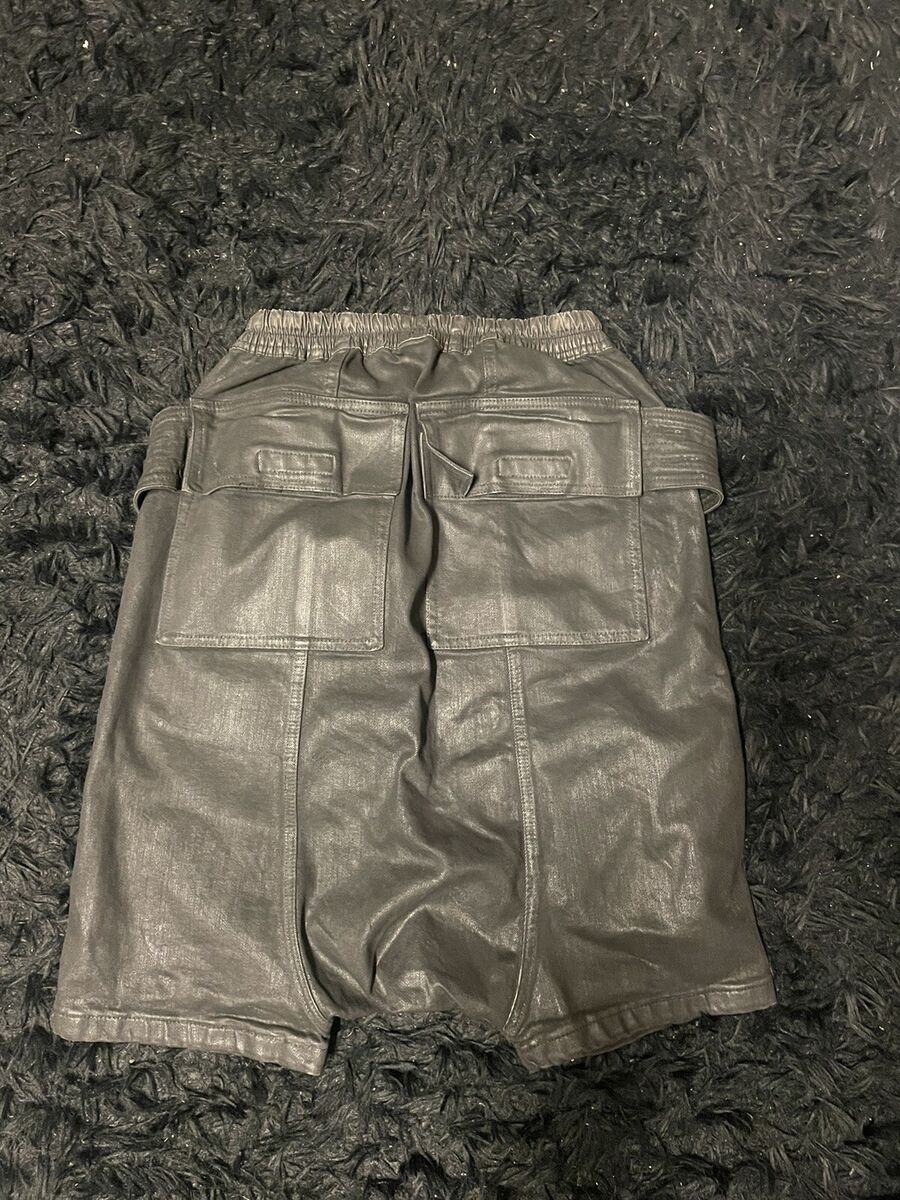 Rick Owens Creatch Cargo Shorts Waxed | eBay Rick Owens Creatch Cargo Shorts Waxed | eBay