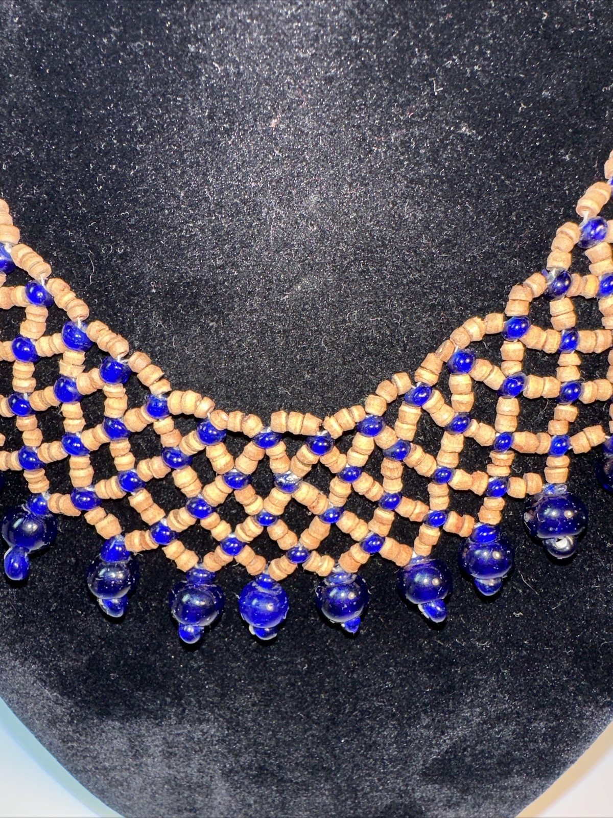 Beaded Statement Necklace. Hand Crafted. - image 4