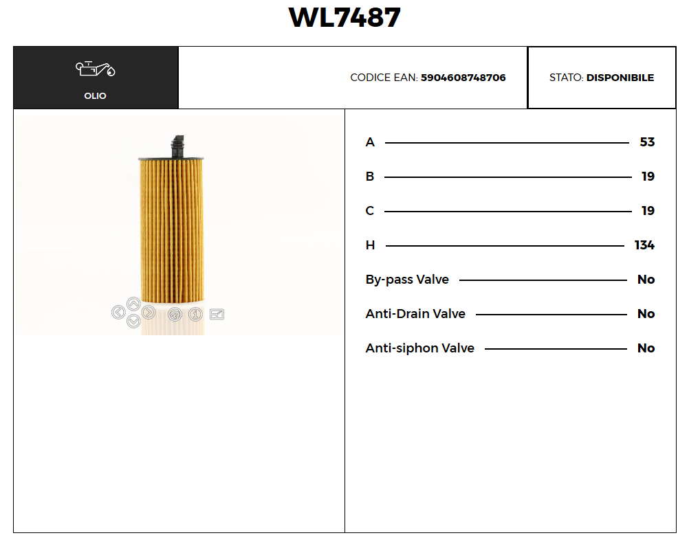 Kit Filtri Tagliando Per BMW 3 F30 F31 316d 320d + 6 Litri Olio 5W30 - Foto 3