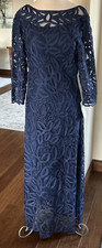 Formal Navy blue Womens Gown Size 6
