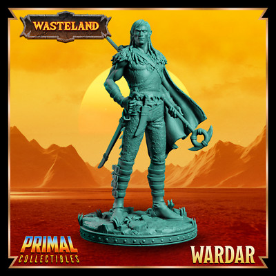 Elf Wardar Elf Wizard Dark Sun Fantasy Miniature DnD Tabletop RPG