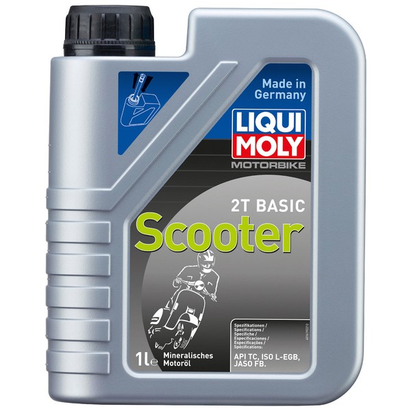 Liqui Moly MotoröL Mineralisch 1 Liter 2T Basic Scooter Motorbike Street-image