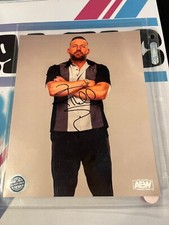 QT Marshall AEW ALL-ELITE AUTOGRAPHED 8X10 CRATE EXCLUSIVE QTV Signed Photo