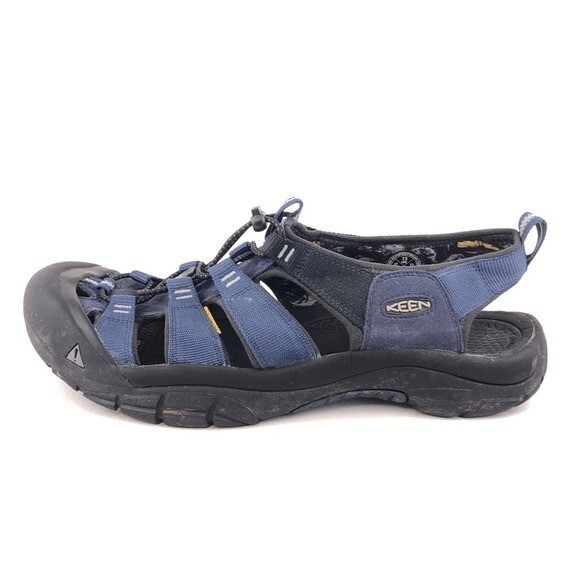 Sandali Keen Newport H2 impermeabili da trekking uomo taglia 13 eleganti blu acciaio grigio