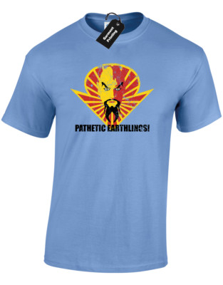 PATHTIC EARTHLINGS HERREN T-SHIRT FLASH RETRO MING KLASSISCH LUSTIG GORDON TOP
