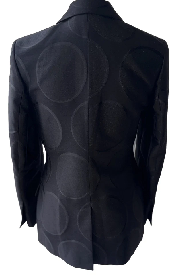 Женский двубортный блейзер Stella McCartney Black Circle из шерстяной смеси размер 36 - Изображение 4 из 4