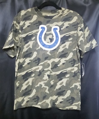 NFL Indianapolis Colts Salute To Service T-shirt Camouflaged Junior's XL  14/16