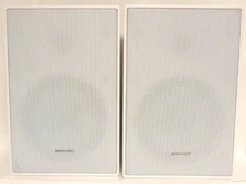PURE ACOUSTICS NR-6 IN-WALL SPEAKERS 2 WAY 6.5" FIBERGLASS CONE BOX DAMAGED F/S