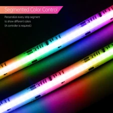 WS2811 RGBIC LED Strip Pixel Addressable Full Dream Flex Tape Light 720LEDs/m