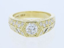 Top Preis Ring 2,92 Karat Brillanten 585 Gold DPL Zertifikat Wert: 22.000 EUR