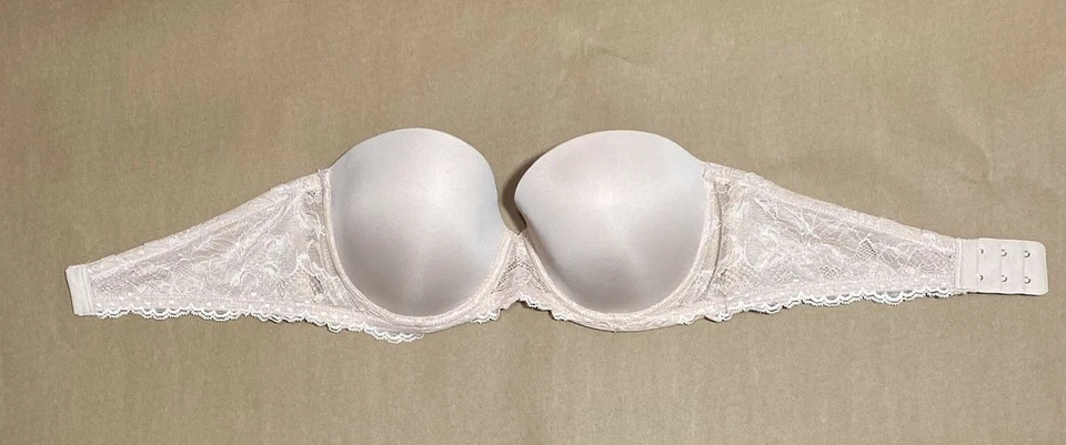 Sujetador con aros On Gossamer bellamente básico sin tirantes G3162 beige 34C SIN CORREAS Foto 2 de 4