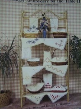 Hardanger Embroidery For The Table #I & II Booklets By Meier   Watnemo