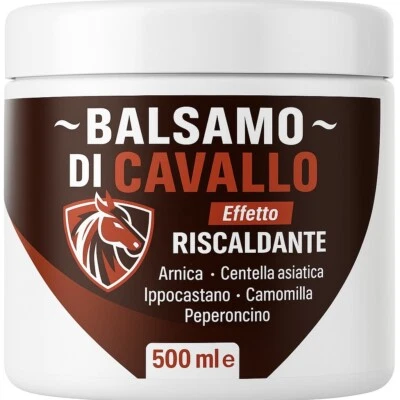 ALOHALABS Balsamo di Cavallo Arnica Forte 500 ml - Sollievo per Muscoli e Articolazioni