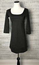 New York & Company Stretch Black/Charcoal Dress Sz XS, Classic Styling VTG Y2K
