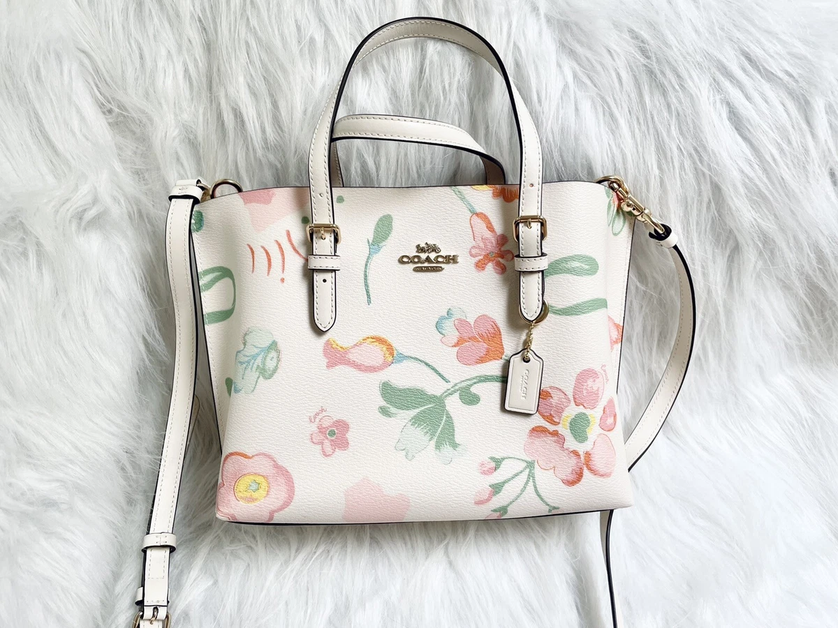 Coach Mollie Tote 25 With Dreamy Land Floral Print C8217