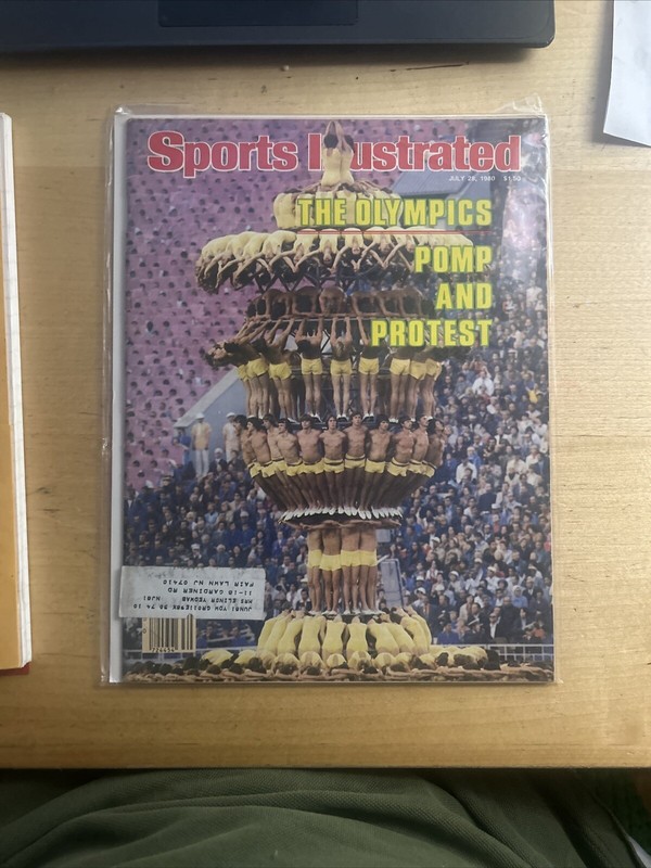 SPORTS ILLUSTRATED JULY 28 1980 MOSCOW SUMMER OLYMPICS VINTAGE