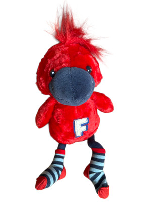 Sigikid Kuscheltier Falke Vogel Rot 20cm Kuscheltier Stofftier Plüschtier selten