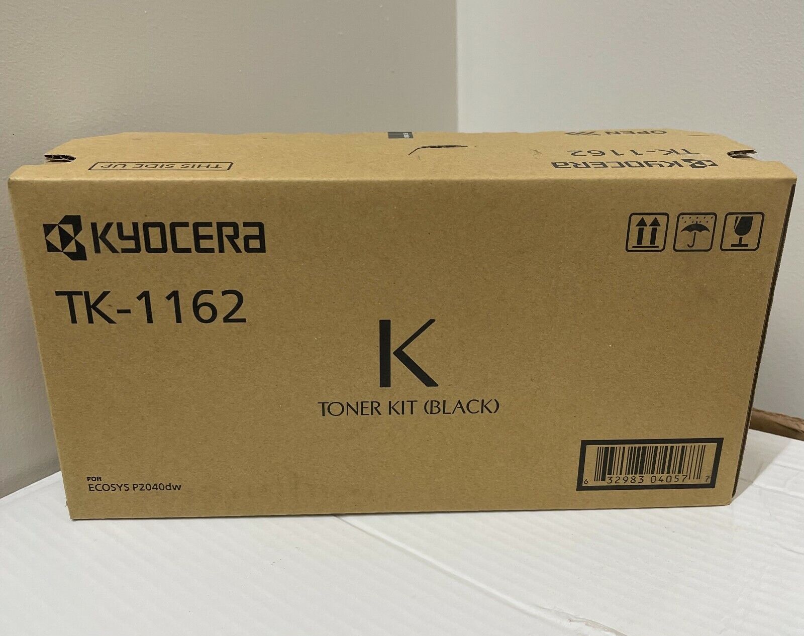 Kyocera Toner Kit Black TK-1162 for ECOSYS P2040dw New In Box 