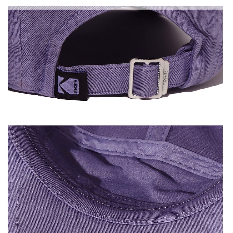 NEW KODAK APPAREL DENIM LOGO CAMP CAP K3143LCP14PUR PURPLE