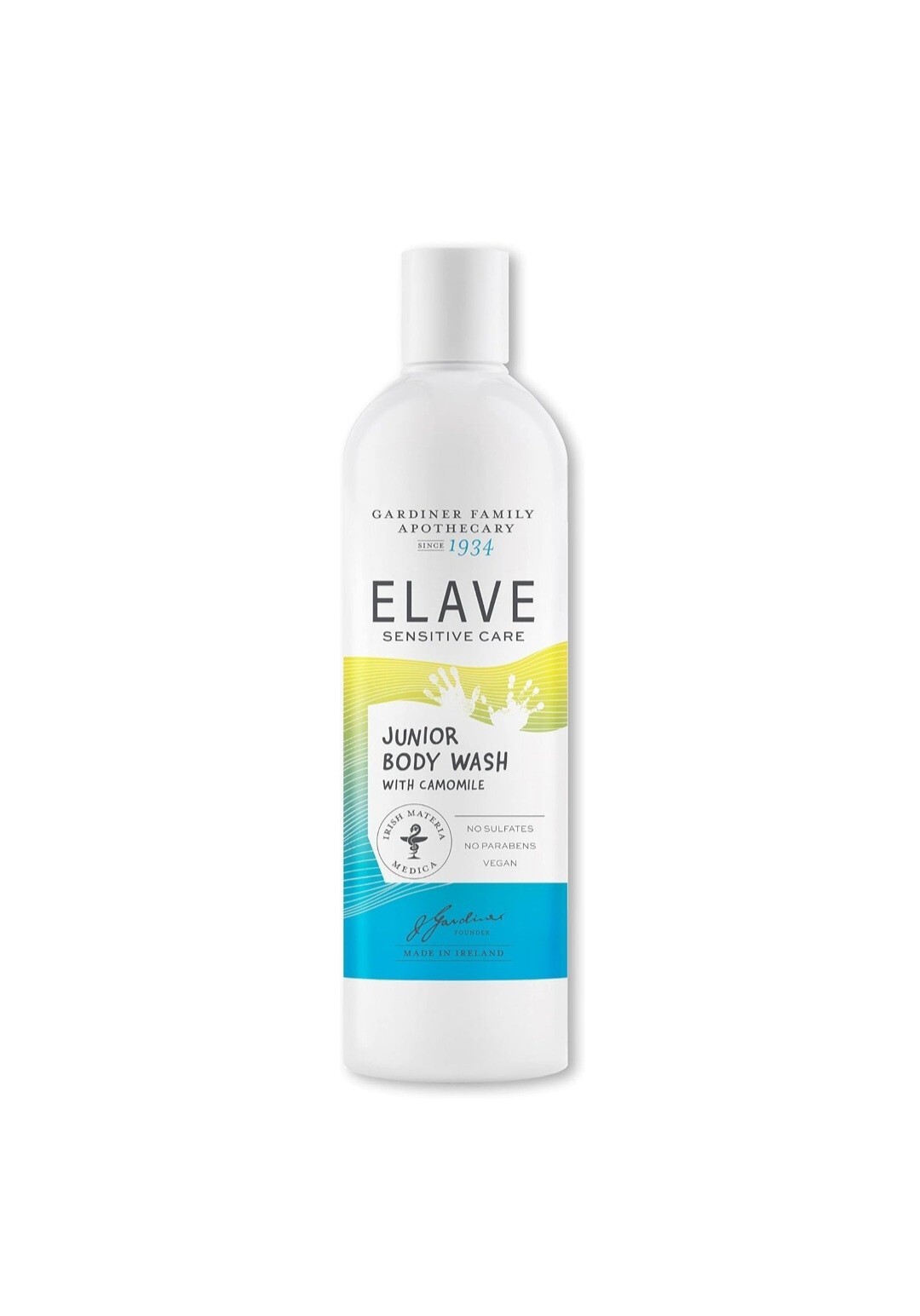 ELAVE Sensitive Care Junior Body Wash No Parabens No Sulphates New Free P&P