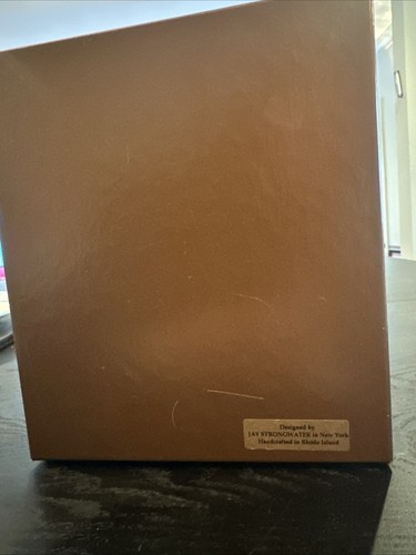 Jay Strongwater, 5x7” Red Burgundy Stone Edge Frame Laeticia Brand New In Box - Picture 7 of 8