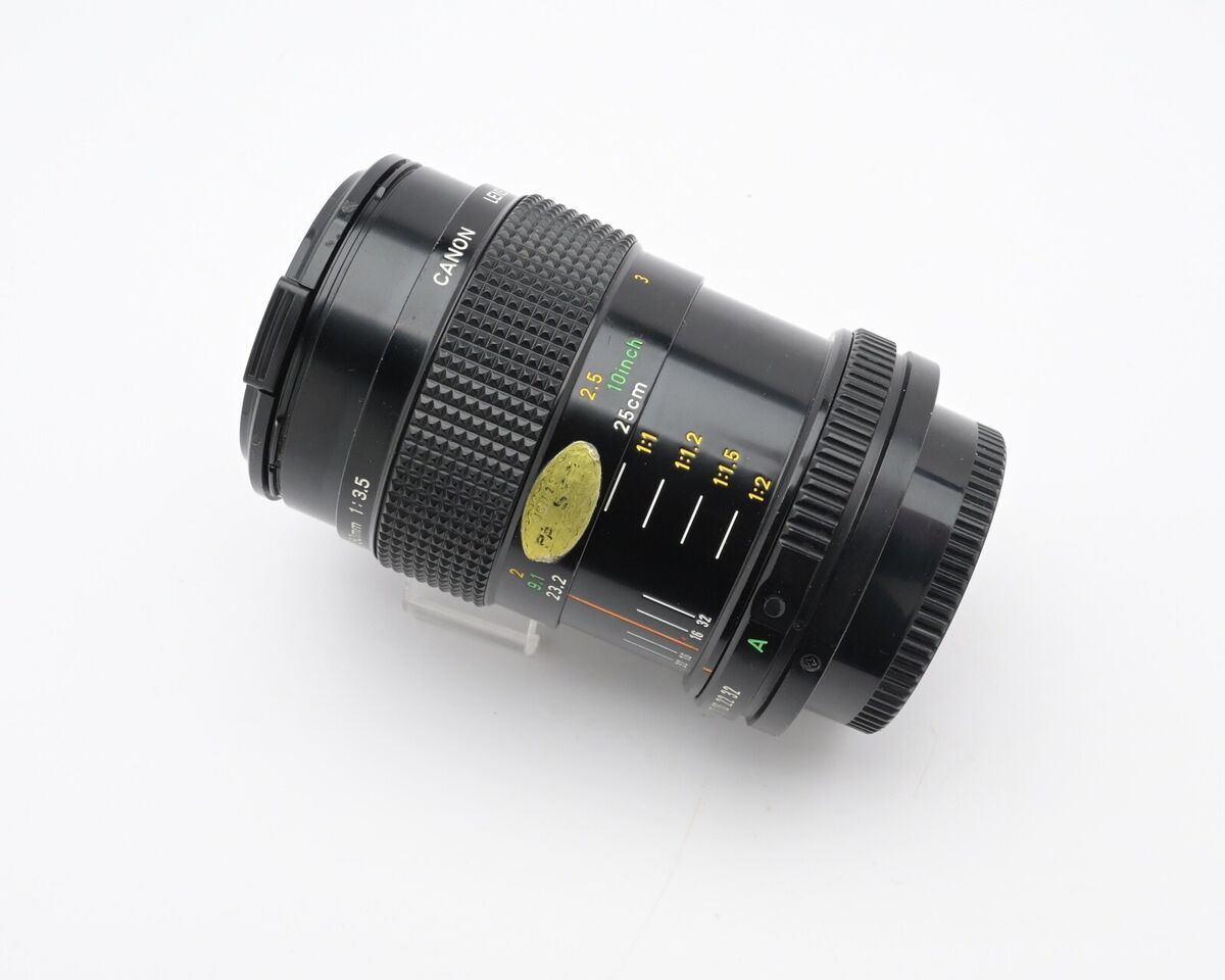 Canon Macro Lens FD 50mm f/3.5 with Caps (#16539) | eBay Canon Macro Lens FD 50mm f/3.5 with Caps (#16539) | eBay