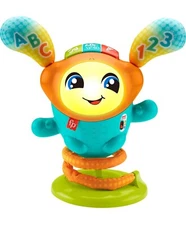 Fisher-Price DJ Bouncin’ Beats Electronic Baby & Learning Toy W Bouncing Action