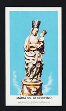 Santino Holy Card Image Pieuse  Heiligenbild  Maria SS. di Crispino