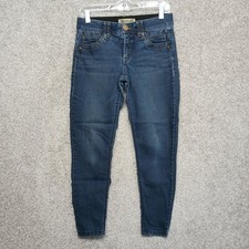 Democracy Jeans Womens 4 Blue Ab Solution Elastic Waist Curvy Stretch Skinny