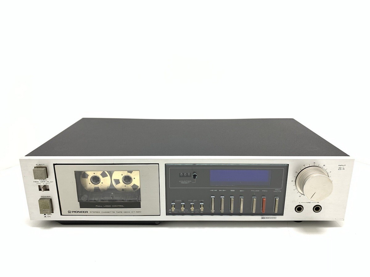 PIONEER CT-520 Stereo Cassette Tape Deck 2 Head Vintage 1981