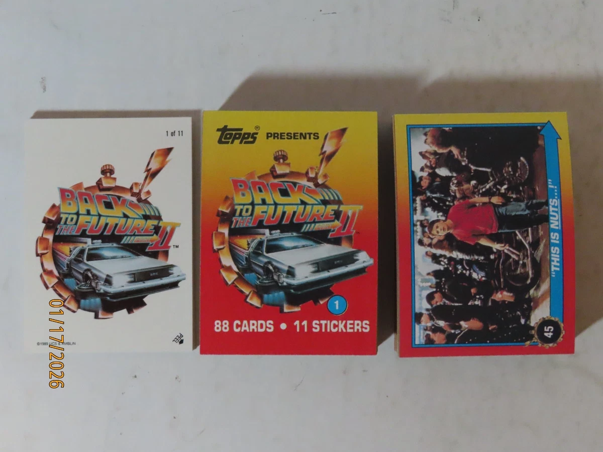 BACK TO THE FUTURE Ⅱ／toppsトレーディングカード88枚 1989 Back to the Future II Topps Trading Cards: Complete Set, 88