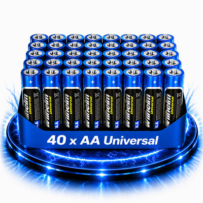 40 AAA Wilhelm Universal Alkaline Batterien Mikro LR03 im Shrink LR03
